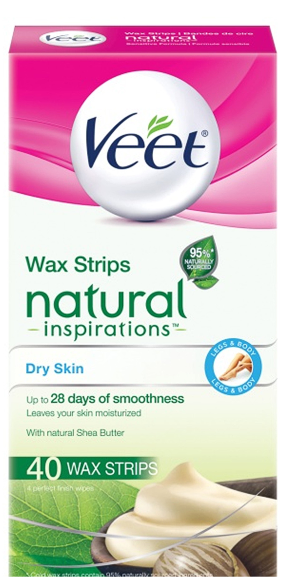VEET® Natural Inspirations™ Wax Strips - Dry Skin (Wipes) (Canada)